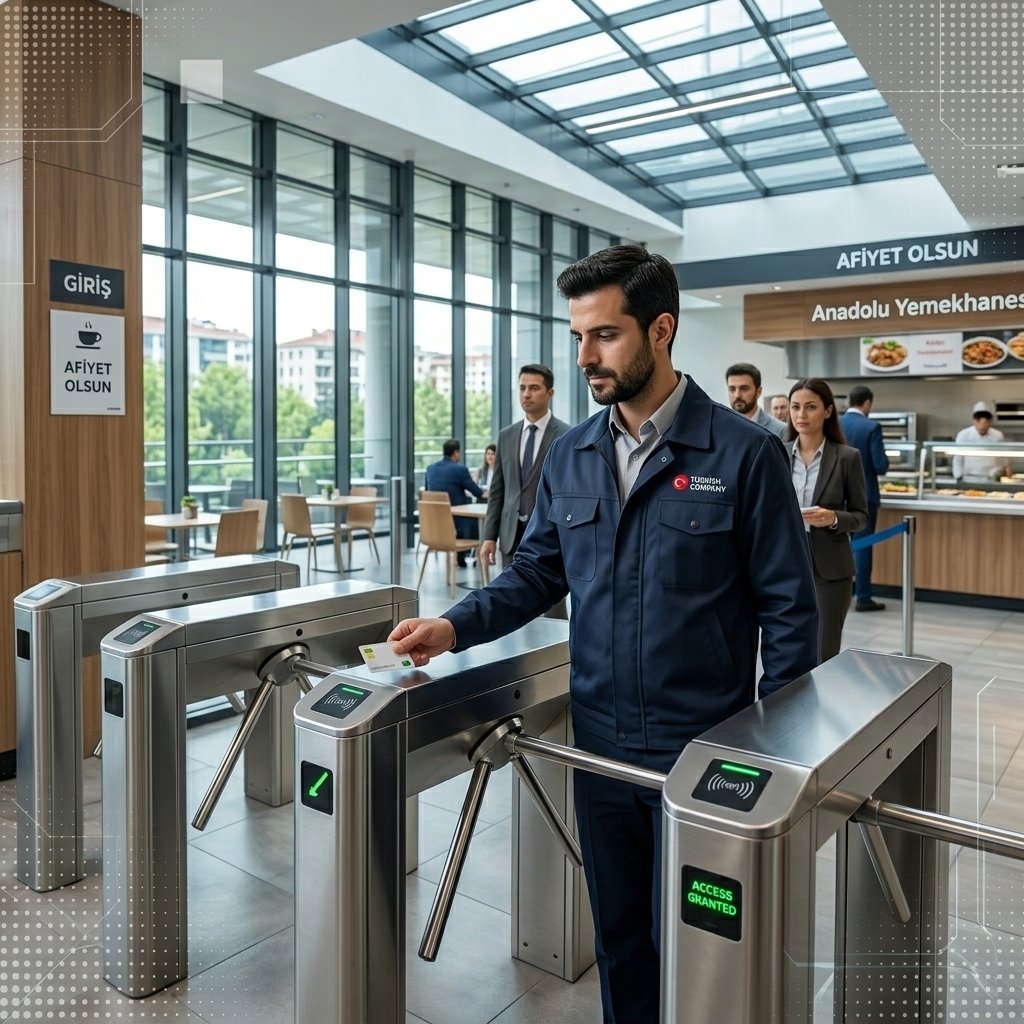 Akıllı Yemek Hak Yönetimi ve Geçiş Onayı